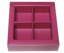 Windowbox 66x66x19mm 4 division dahlia 